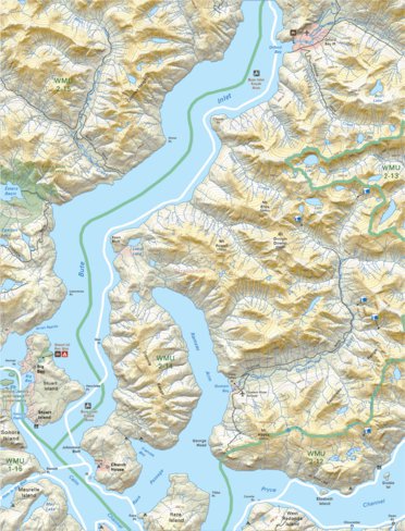 Map52 Quadra Island - Vancouver Island