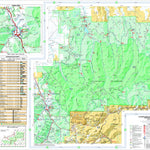 Uncompahgre National Forest Visitor Map - Mountain Division (East Half)