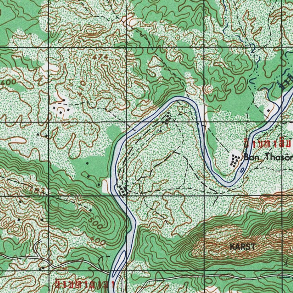 Laos 50K 5945 4 Map by Land Info Worldwide Mapping LLC | Avenza Maps
