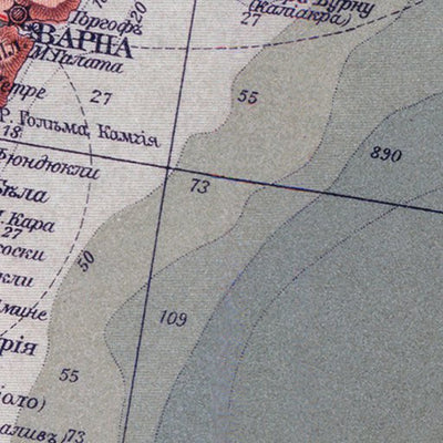 European Russia Map, Plate 13: West Black Sea. 1910
