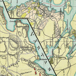 Stockholm city and environs map, 1913