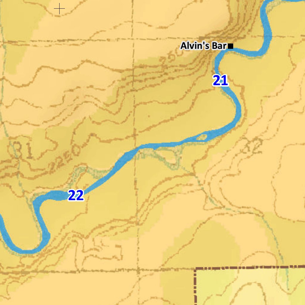 Gulkana National Wild River Main Branch Map by Bureau of Land