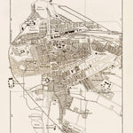Malmö city map, 1899