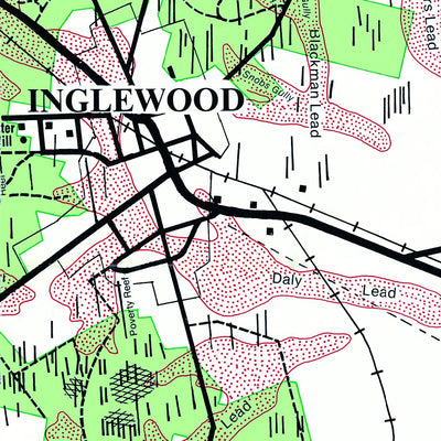 Inglewood-Kingower Gold Map