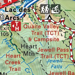 Map39 Canmore - Southern Alberta