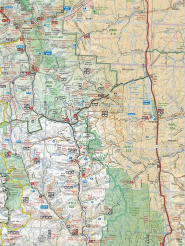 Map19 Chain Lakes - Southern Alberta
