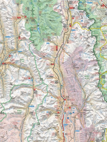 Map18 Fording River Pass - Southern Alberta