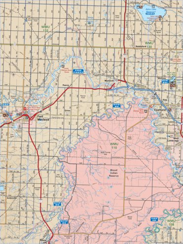 Map12 Fort Macleod - Southern Alberta