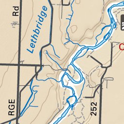 Map12 Fort Macleod - Southern Alberta