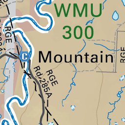 Map02 Waterton Lakes National Park - Southern Alberta