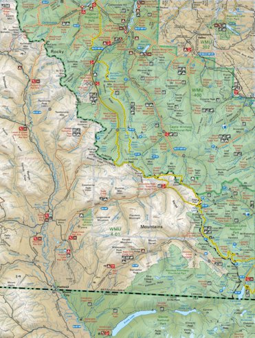 Map01 Castle Wildland Park (West Castle) - Southern Alberta