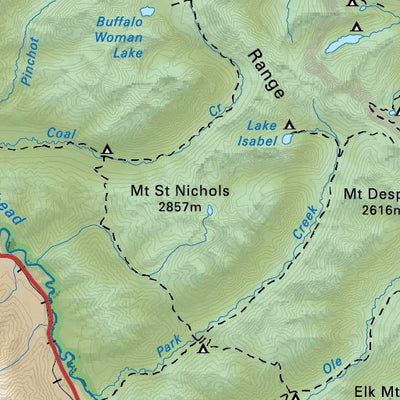 Glacier National Park USA - Backroad Mapbooks