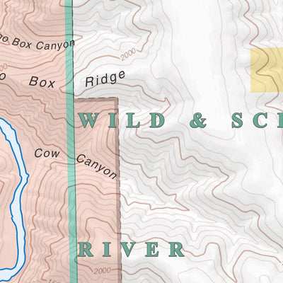 John Day Wild and Scenic River Map 4, Whistle Point to Cottonwood Canyon