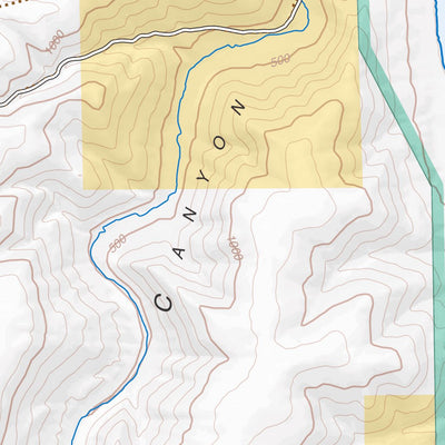 John Day Wild and Scenic River Map 5, Cottonwood Canyon to Tumwater Falls