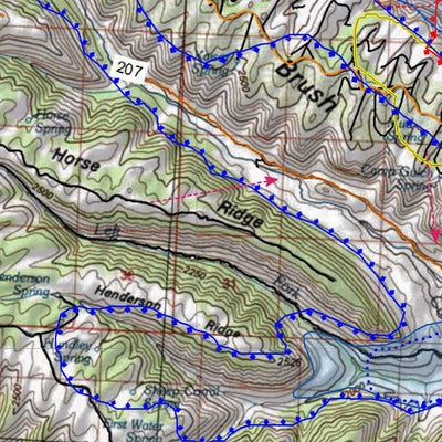 Colorado Unit 30 Elk Concentration Map