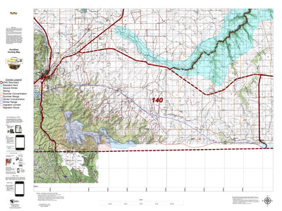 Colorado Unit 140 Elk Concentration Map