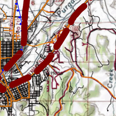 Colorado Unit 140 Elk Concentration Map