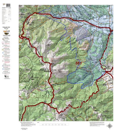 HuntData Colorado Unit 561 Mule Deer Concentration