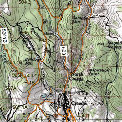 HuntData Colorado Unit 76 Topo