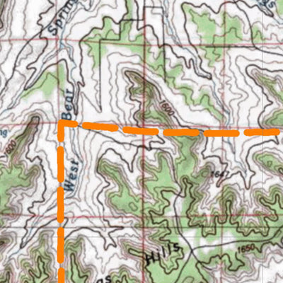 HuntData Colorado Unit 135 Whitetail Deer Concentration