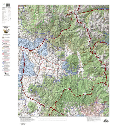 HuntData Colorado Unit 551 Mule Deer Concentration