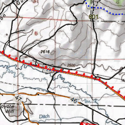 HuntData Colorado Unit 551 Mule Deer Concentration