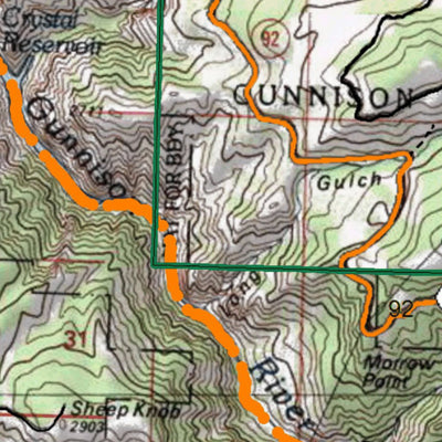 HuntData Colorado Unit 64 Topo
