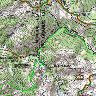 HuntData Colorado Unit 78 Topo