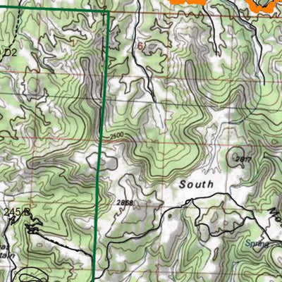 HuntData Colorado Unit 711 Topo