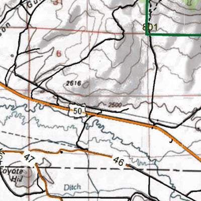 HuntData Colorado Unit 551 Topo