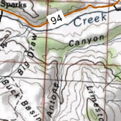 HuntData Colorado Unit 201 Topo