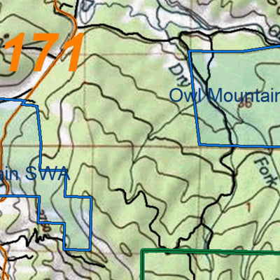 HuntData Colorado Unit 171 Topo