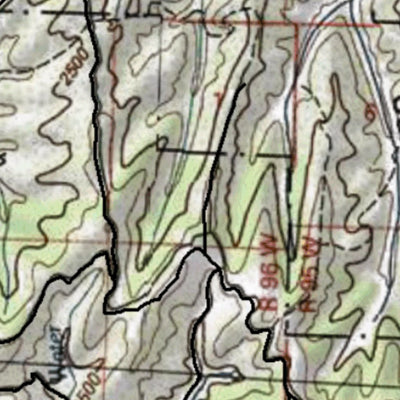HuntData Colorado Unit 32 Topo