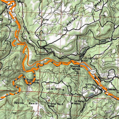 HuntData Colorado Unit 61 Topo