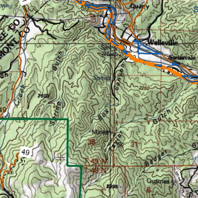 HuntData Colorado Unit 58 Topo