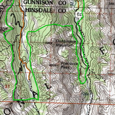 HuntData Colorado Unit 65 Topo