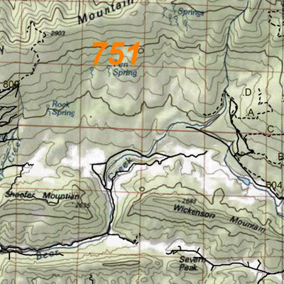 HuntData Colorado Unit 751 Topo