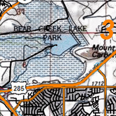 HuntData Colorado Unit 391 Topo