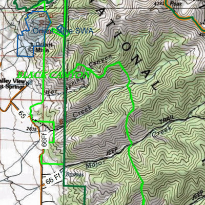 HuntData Colorado Unit 86 Topo