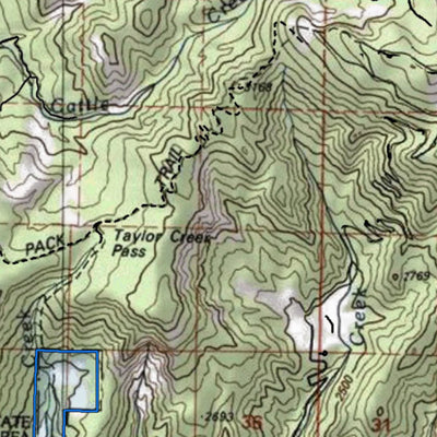 HuntData Colorado Unit 444 Topo