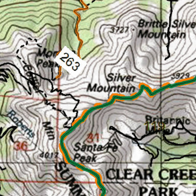 HuntData Colorado Unit 46 Topo