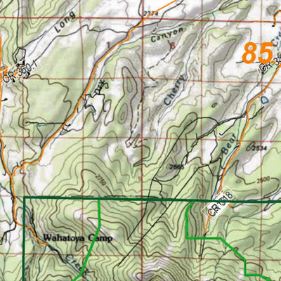HuntData Colorado Unit 85 Topo