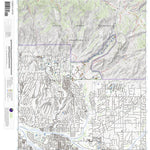 Sabino Canyon, Arizona 7.5 Minute Topographic Map