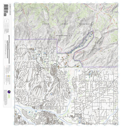 Sabino Canyon, Arizona 7.5 Minute Topographic Map
