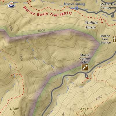 Agua Caliente Hill, Arizona 7.5 Minute Topographic Map - Color Hillshade
