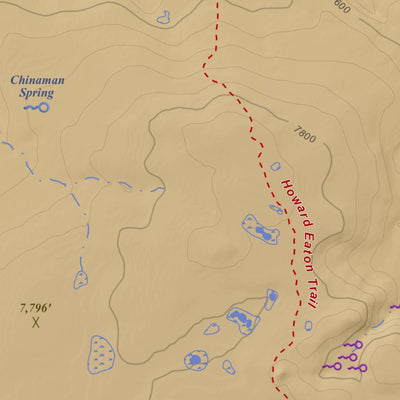 Old Faithful, Wyoming 7.5 Minute Topographic Map - Color Hillshade
