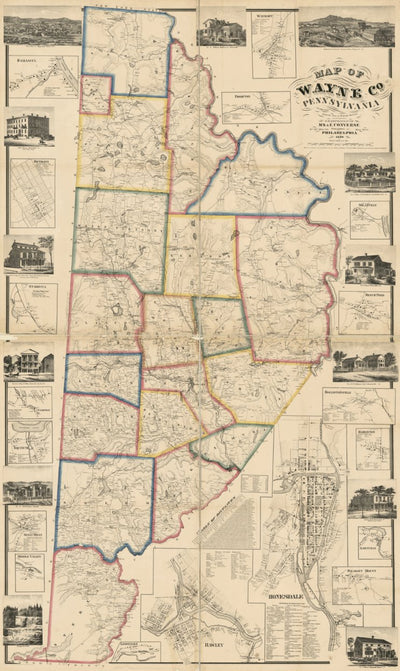 Wayne County, PA 1860