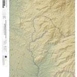 Mine Mountain, Arizona 7.5 Minute Topographic Map - Color Hillshade