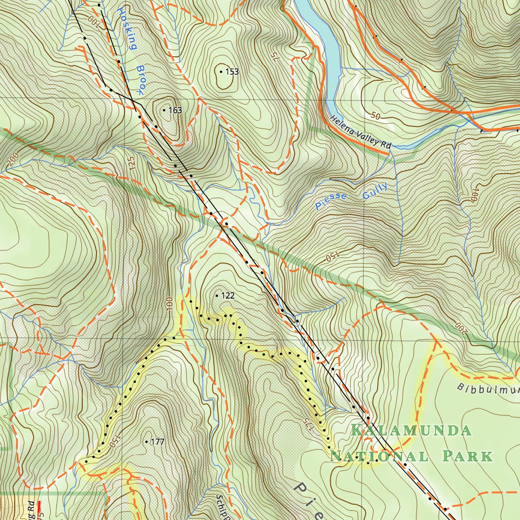 2134-3S MUNDARING SOUTH Map by nswtopo | Avenza Maps