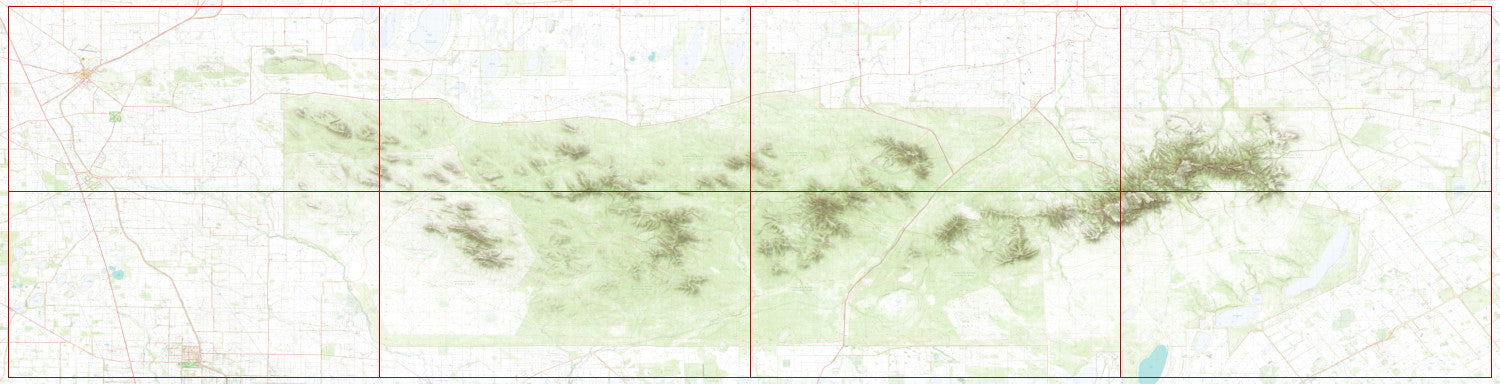 Stirling Ranges Topographical Map Stirling Range Map by nswtopo | Avenza Maps